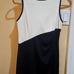 Black / cream dress